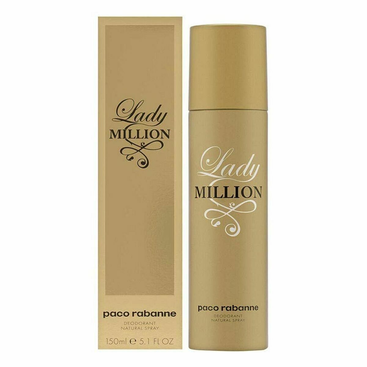 Deodorant Paco Rabanne Lady Million 150 ml - AWK Flagship