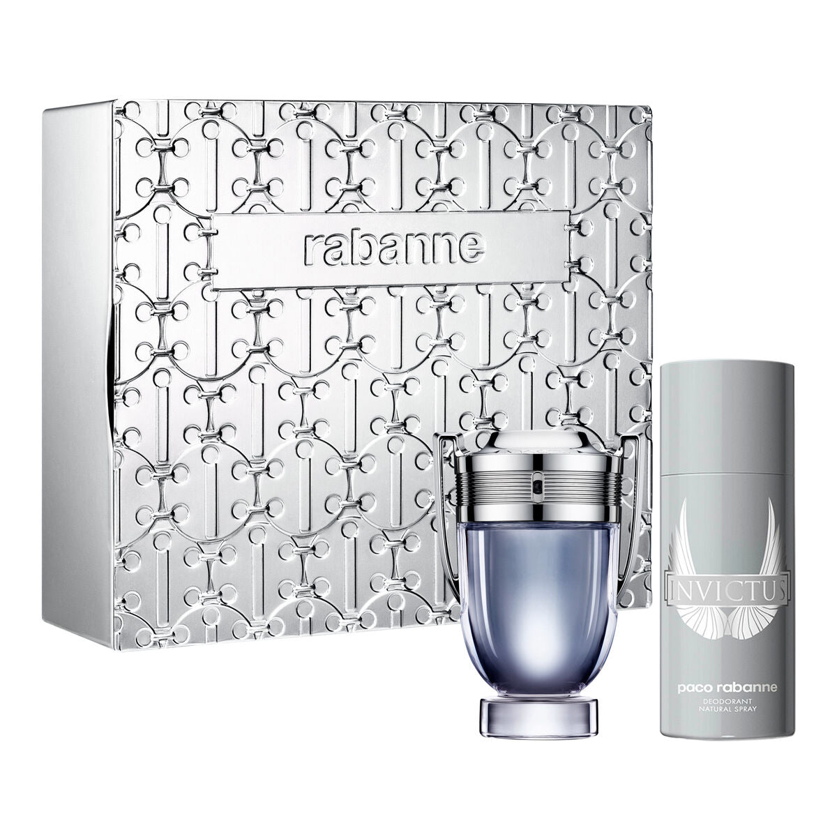 Set mit Herrenparfüm Paco Rabanne EDT Invictus 2 Stücke - AWK Flagship