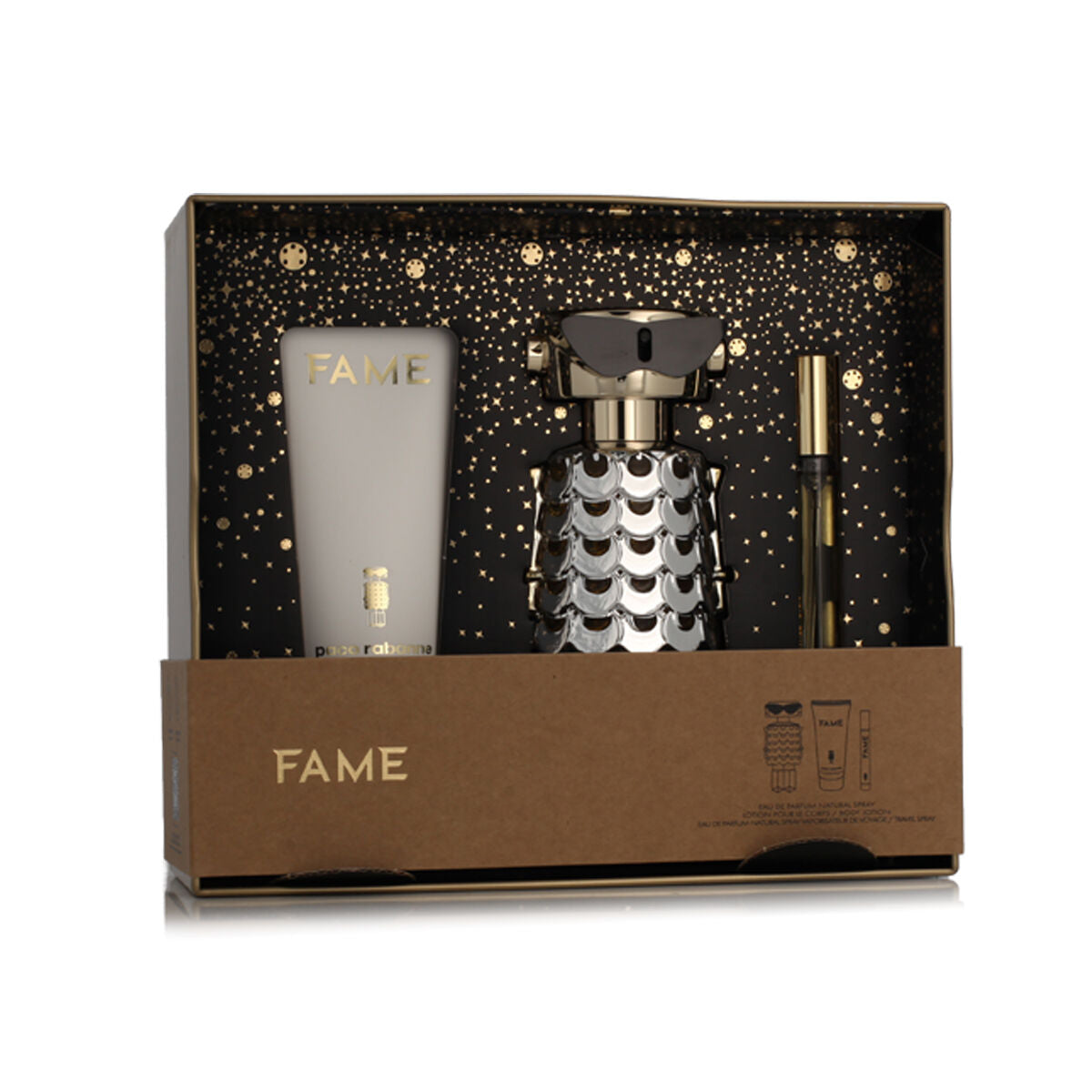 Unisex-Parfüm Paco Rabanne Fame EDP 3 Stücke - AWK Flagship