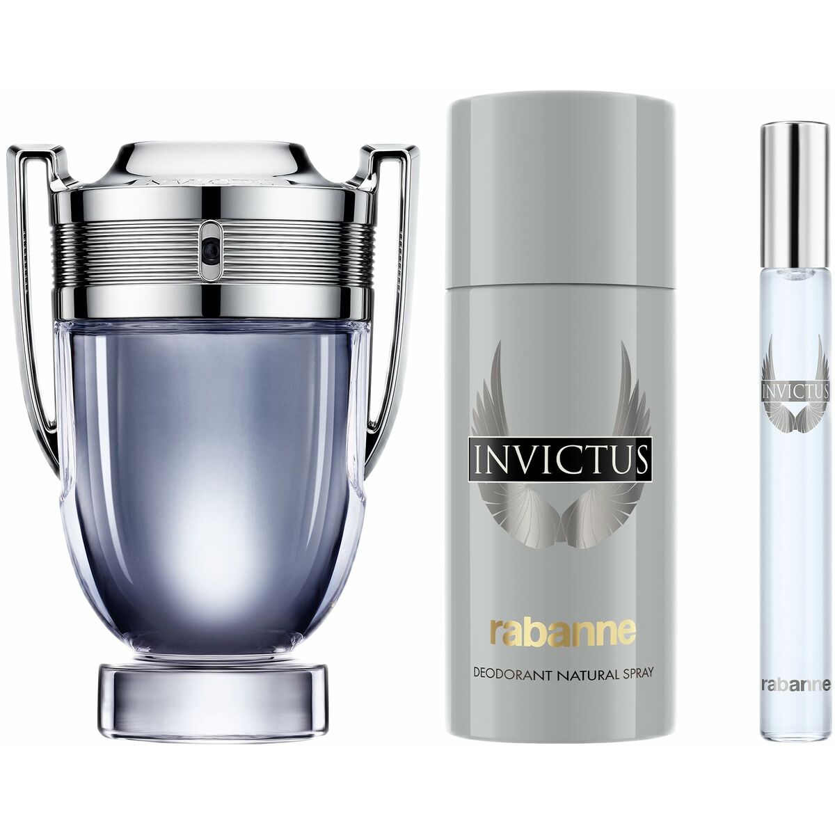 Set mit Herrenparfüm Paco Rabanne Invictus 3 Stücke - AWK Flagship