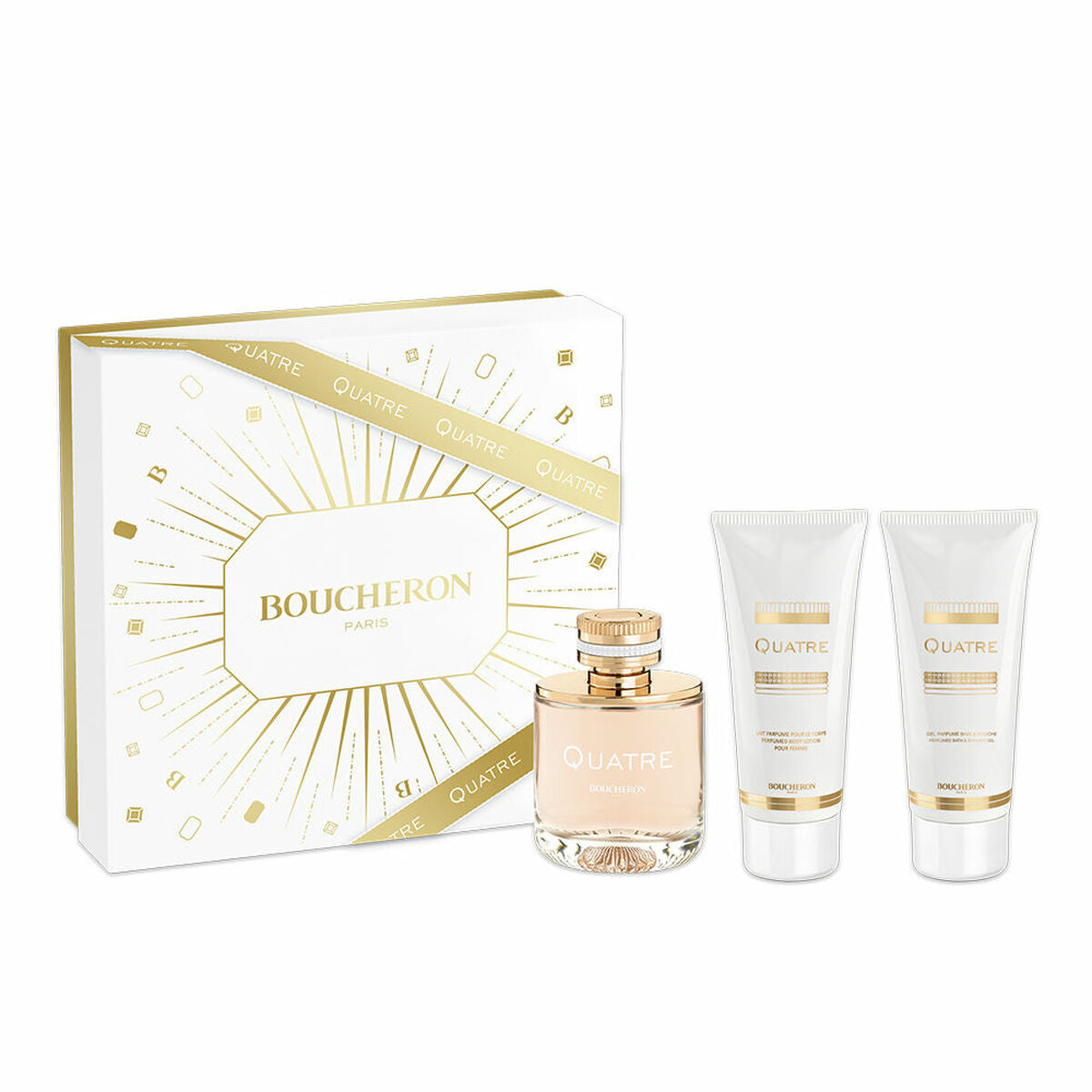 Set mit Damenparfüm Boucheron QUATRE POUR FEMME EDP 3 Stücke - AWK Flagship