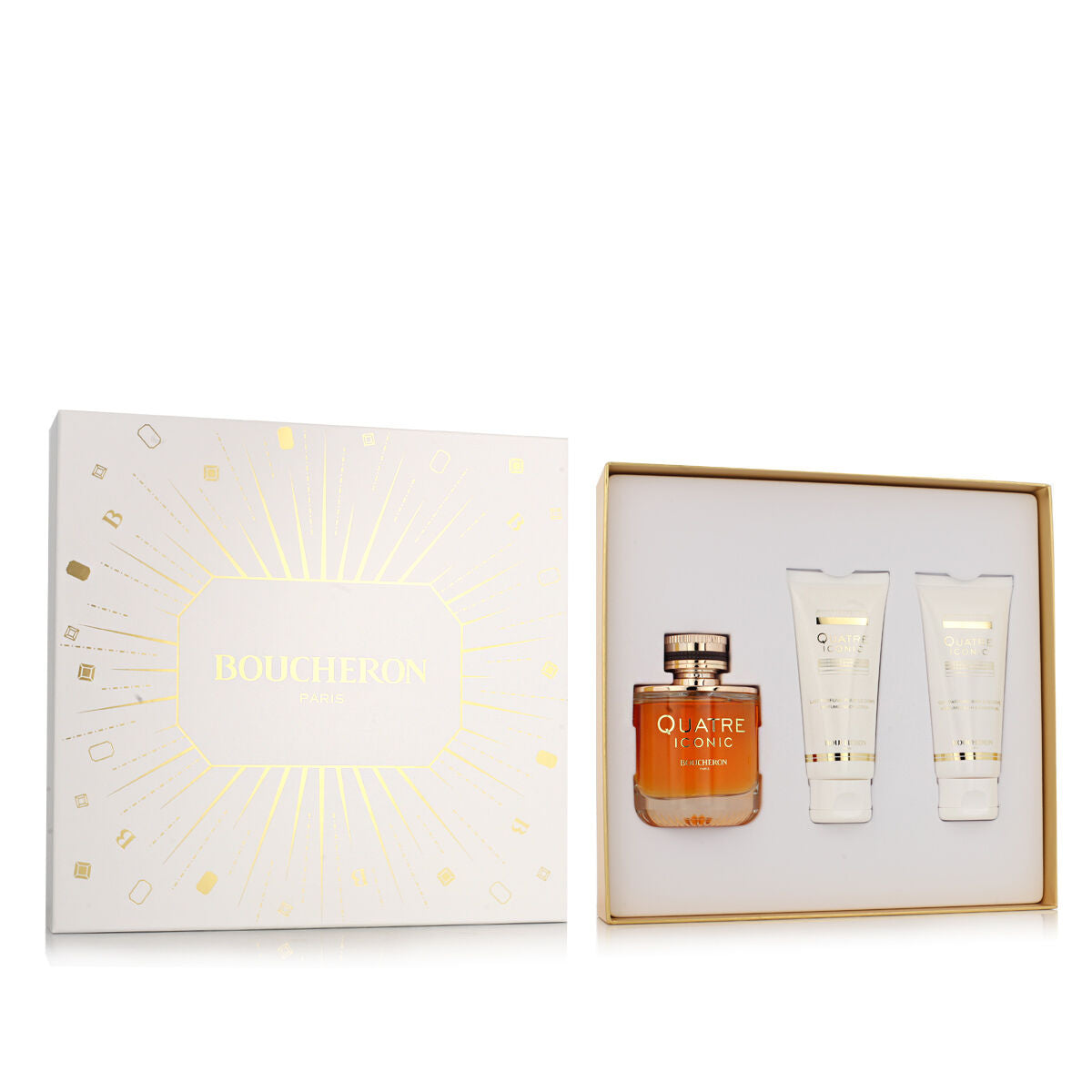 Set mit Damenparfüm Boucheron Quatre Iconic EDP 3 Stücke - AWK Flagship