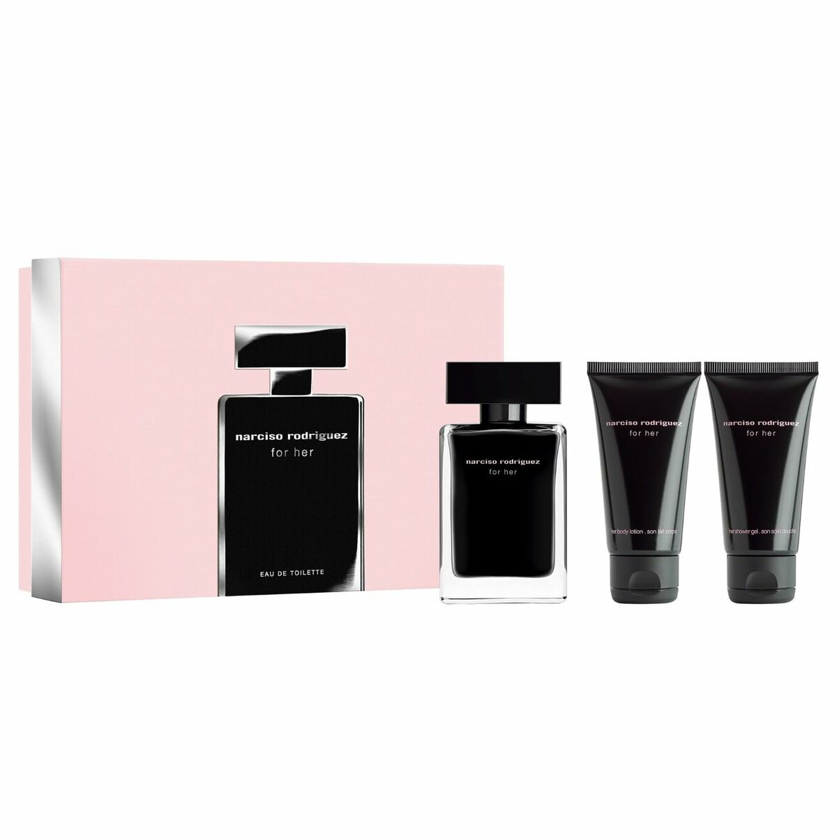 Set mit  Narciso Rodriguez For Her EDT 3 Stk. - Damen - AWK Flagship