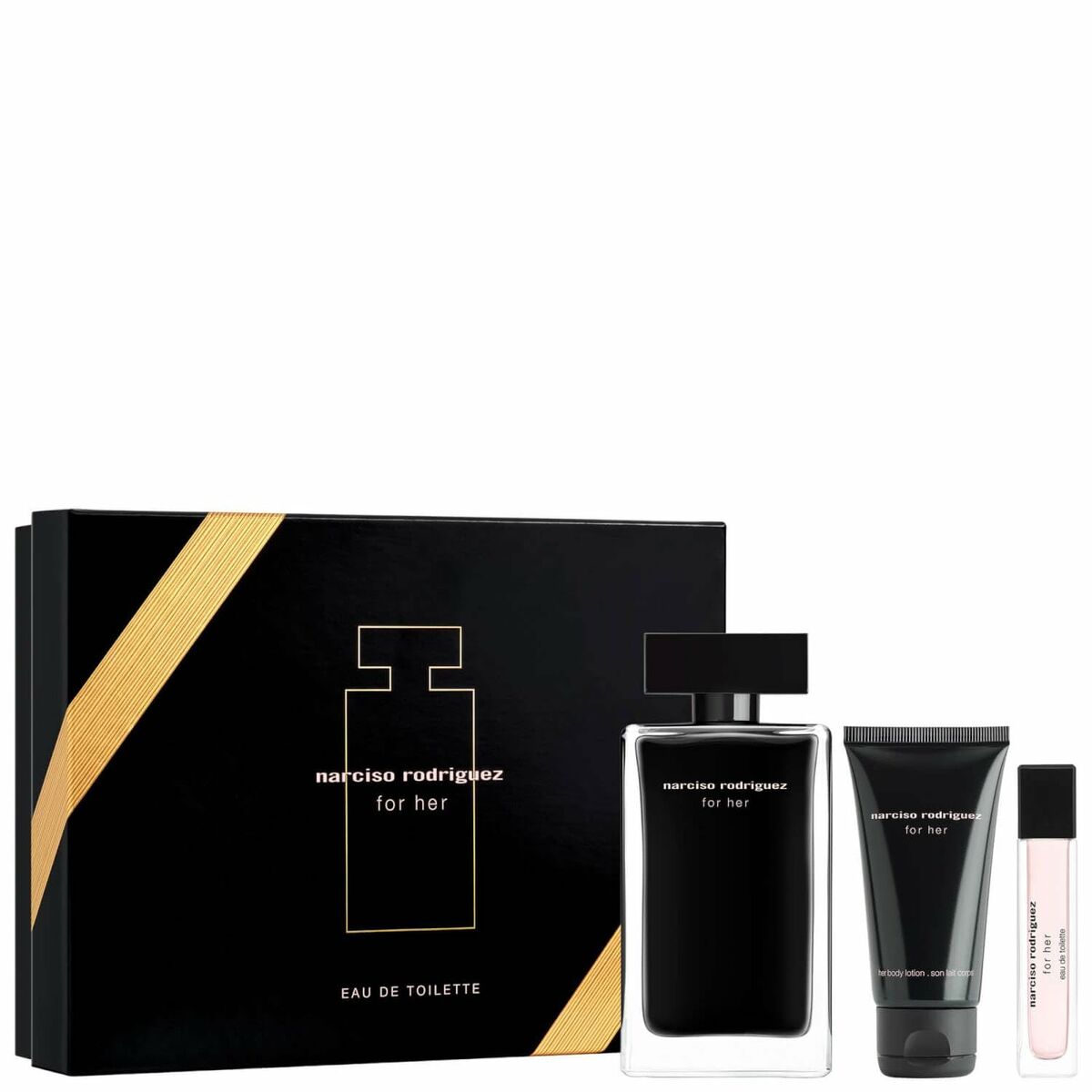 Set mit  Narciso Rodriguez EDT For Her 3 Stk. - Damen - AWK Flagship