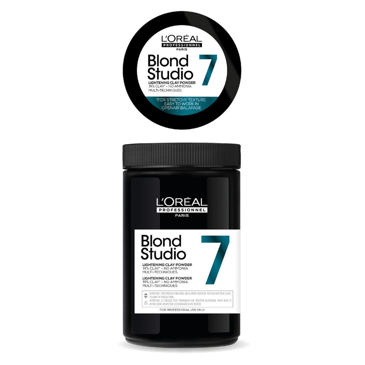 Entfärber L'Oreal Professionnel Paris Blond Studio Clay 500 g - AWK Flagship