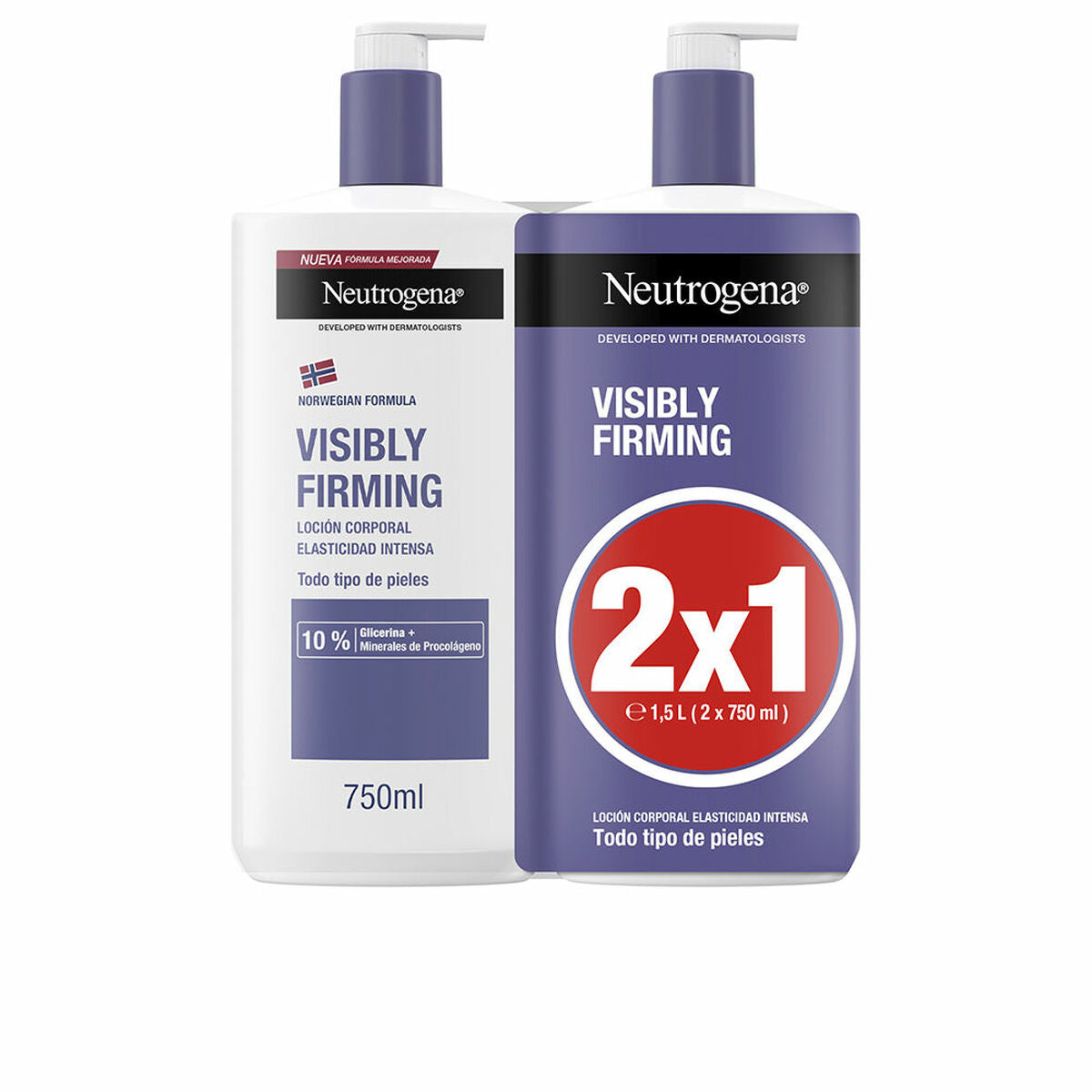 Körperlotion Neutrogena Visibly Firming 750 ml x 2 - AWK Flagship