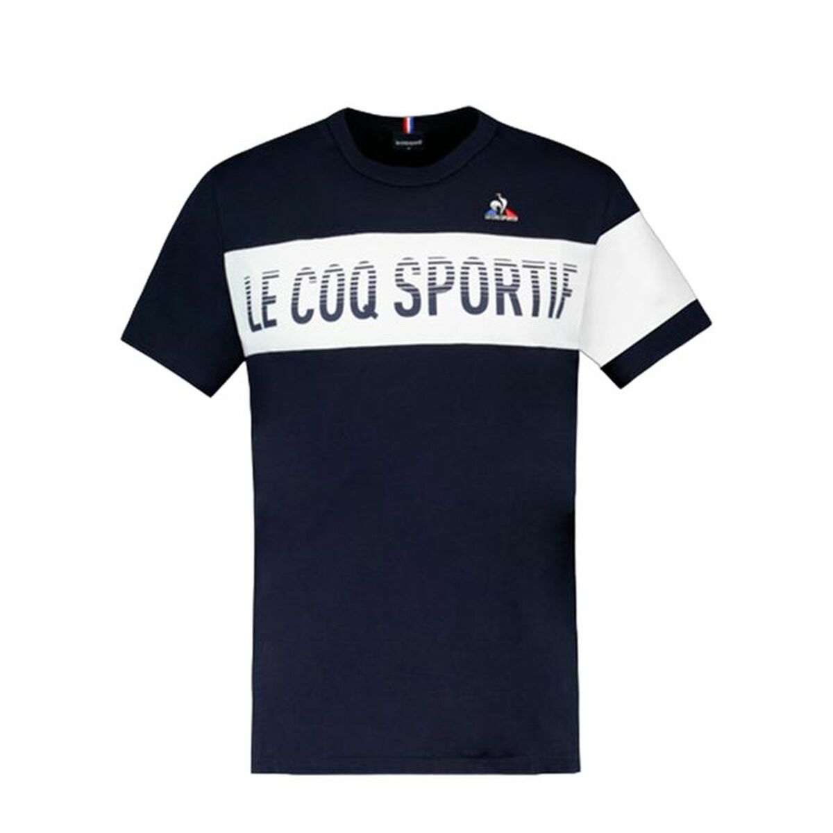 Unisex Kurzarm-T-Shirt Le coq sportif BAT SS N°2 Marineblau - AWK Flagship