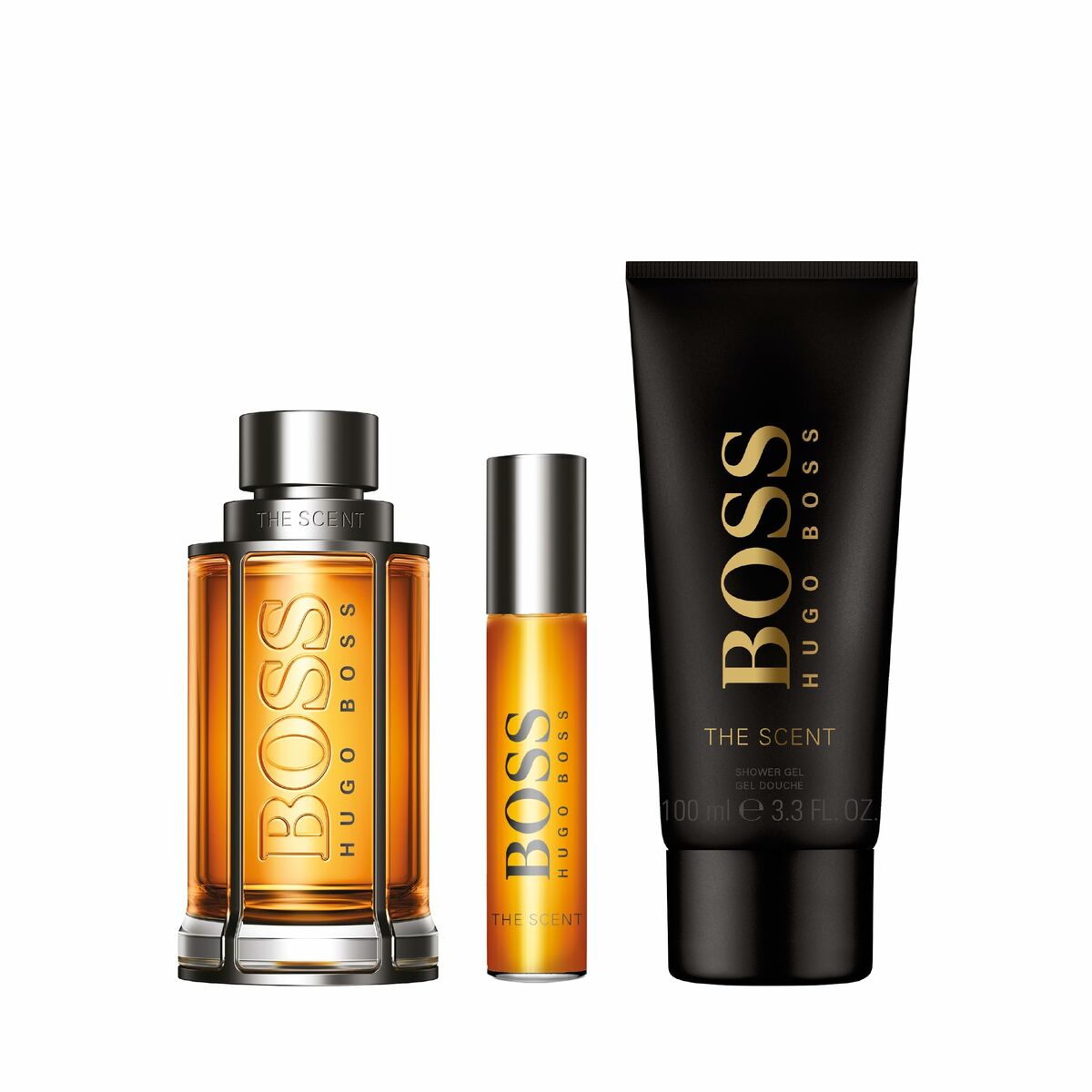 Set mit  Hugo Boss EDT BOSS The Scent 3 Stücke - Herren - AWK Flagship