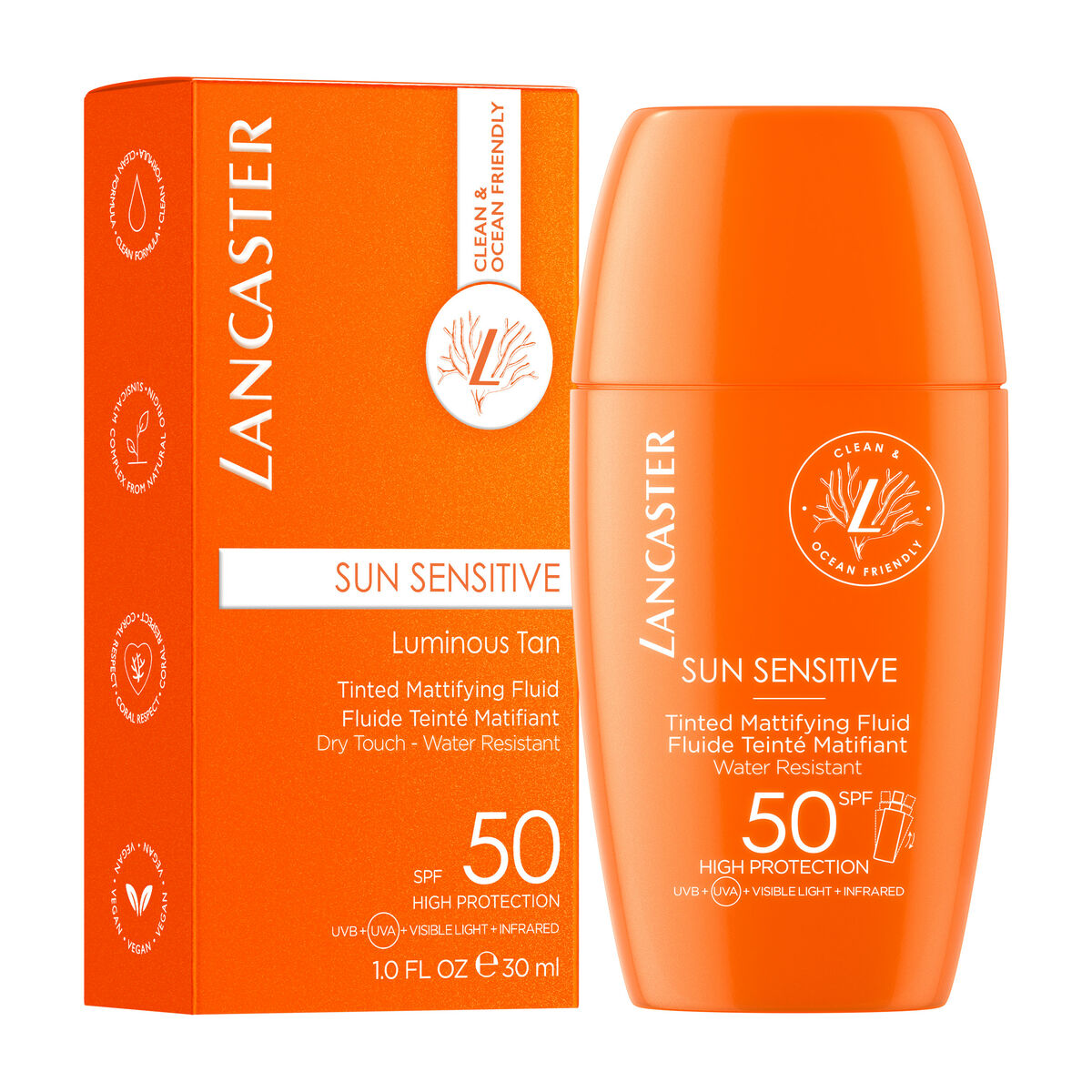 Sonnenschutz Lancaster SUN SENSITIVE Spf 50 30 ml - AWK Flagship