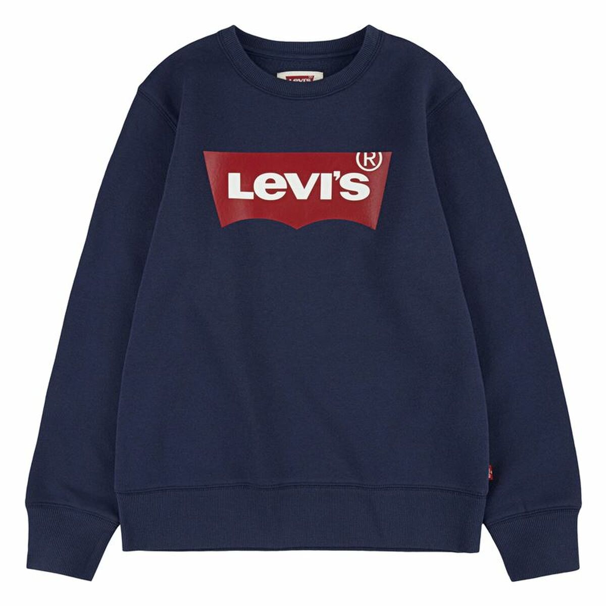 Kinder-Sweatshirt Levi's Batwing Weiß Dunkelblau - AWK Flagship