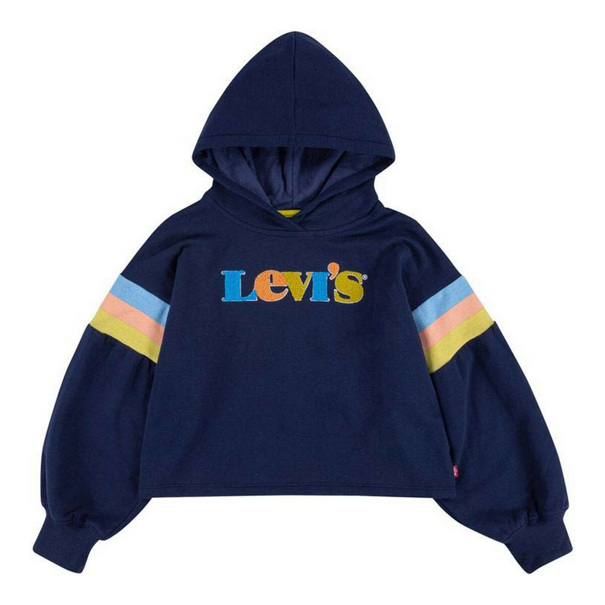 Levi's Kinder-Sweatshirt mit vollen Ärmeln, High-Rise, Dunkelblau - AWK Flagship