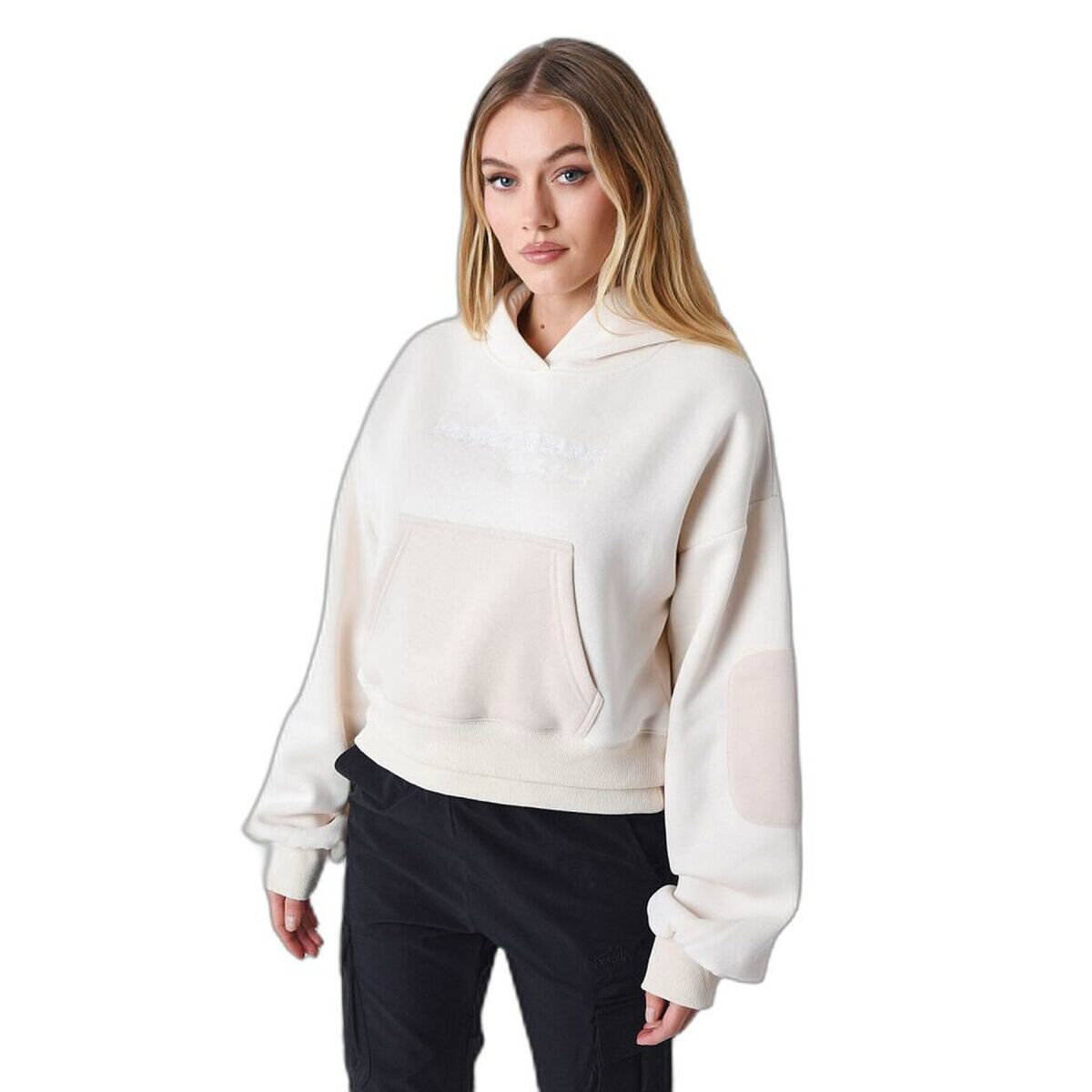 Damen Sweater mit Kapuze Project X Paris F242034 CCIV Beige - AWK Flagship