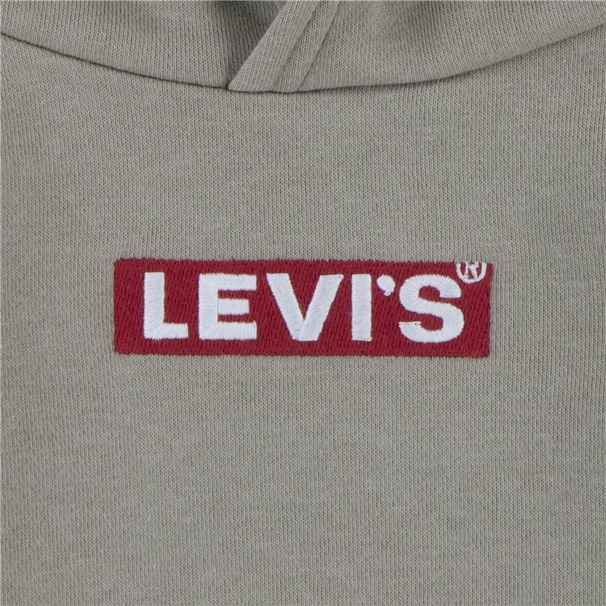 Kinder-Sweatshirt Levi's Boxtab Hellbraun - AWK Flagship