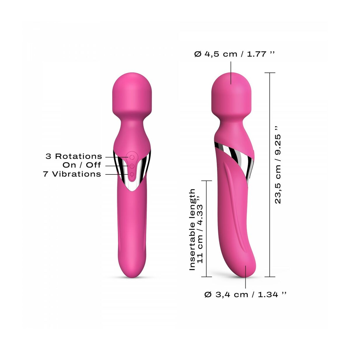 Vibrator Marc Dorcel Dual Orgasms Pink Rosa - AWK Flagship