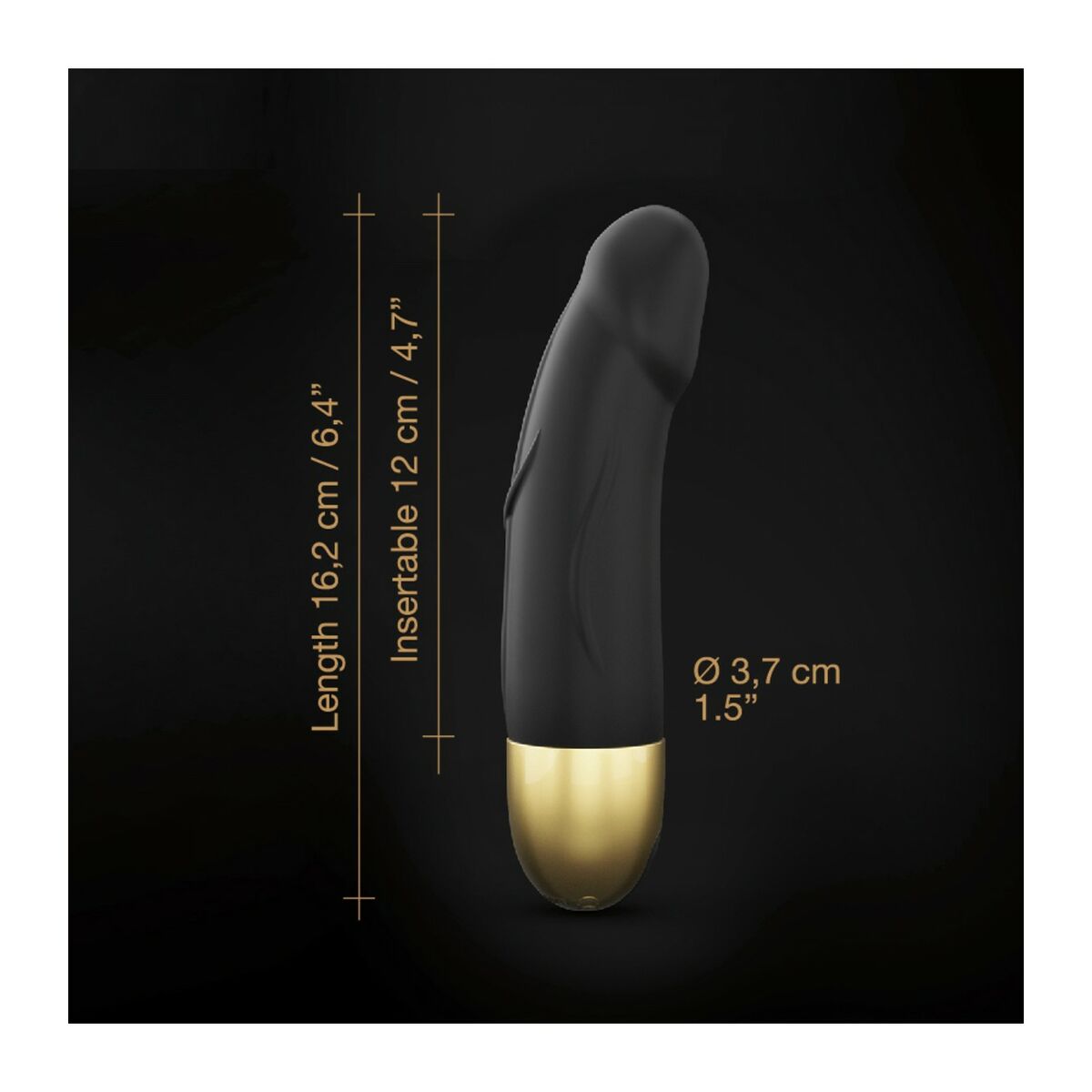 Vibrator Dorcel DOR193-SCHWARZ Schwarz S - AWK Flagship