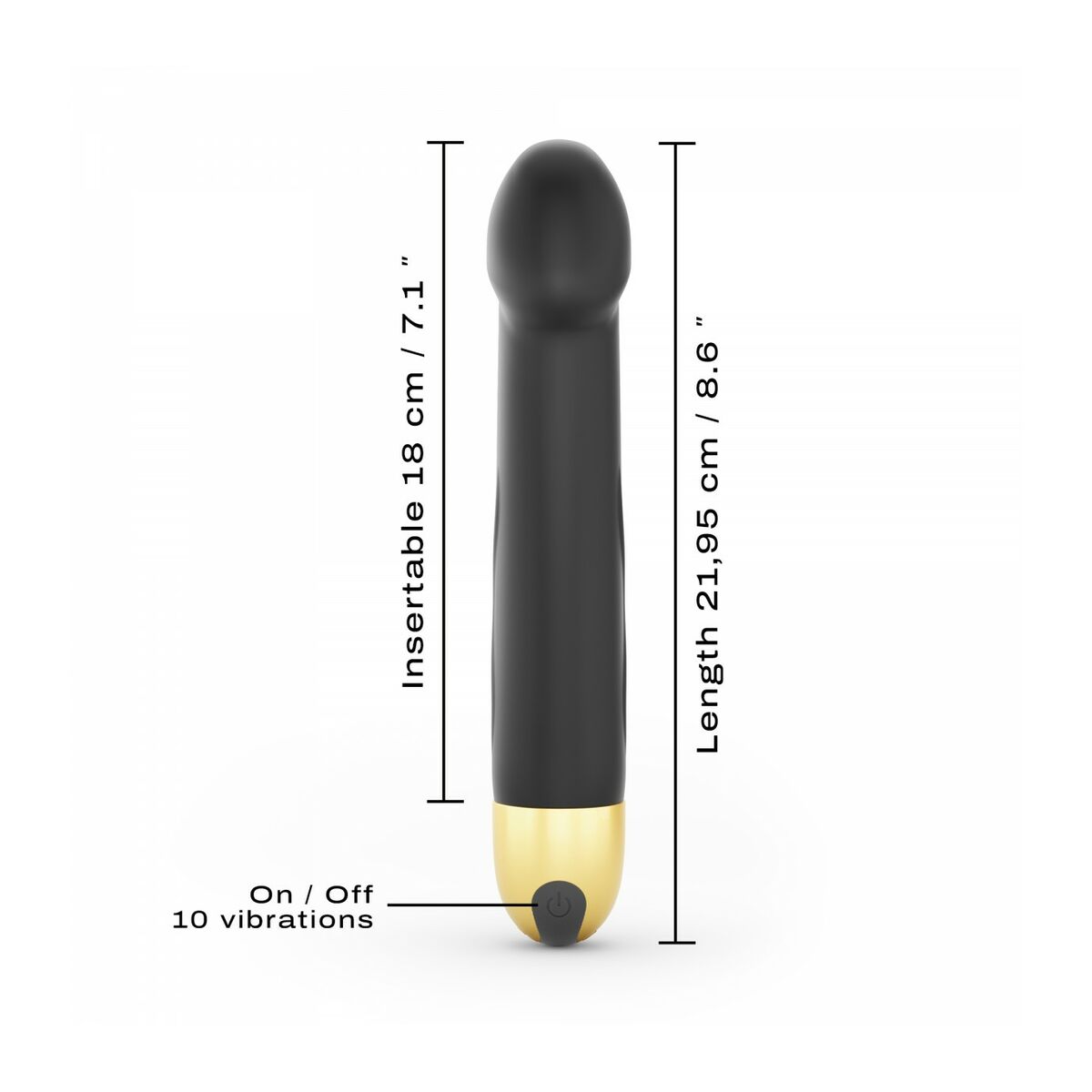 Vibrator Marc Dorcel Real Vibration M 2.0 Schwarz - AWK Flagship