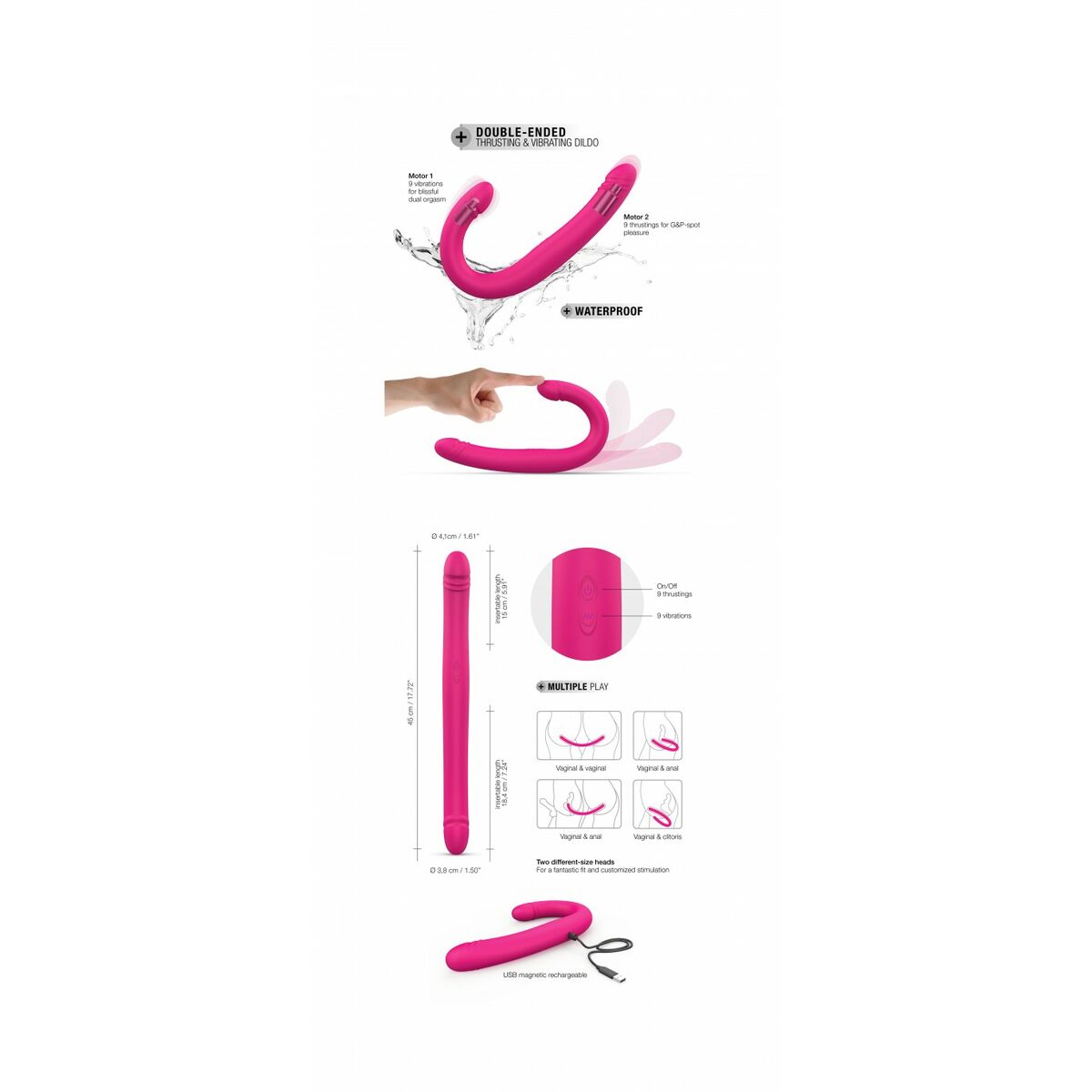 Vibrator Dorcel DOR216 Rosa - AWK Flagship