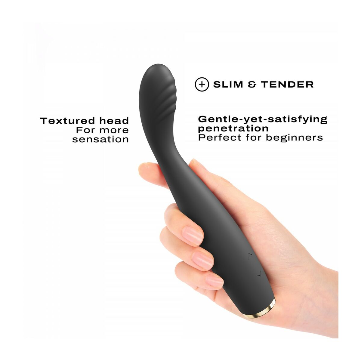 Klassischer Vibrator Dorcel Schwarz - AWK Flagship