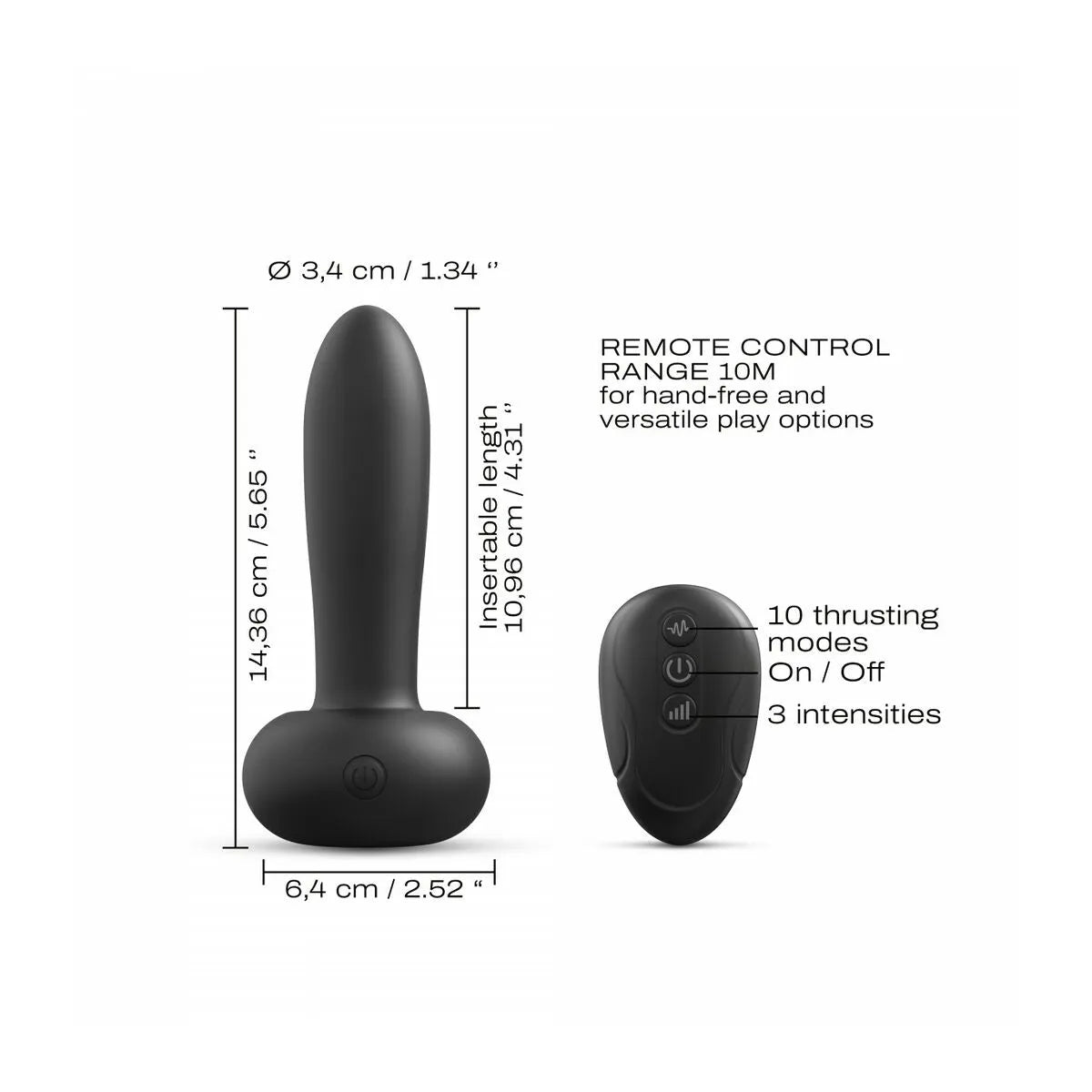 Vibrator Dorcel 6072776 Schwarz - AWK Flagship