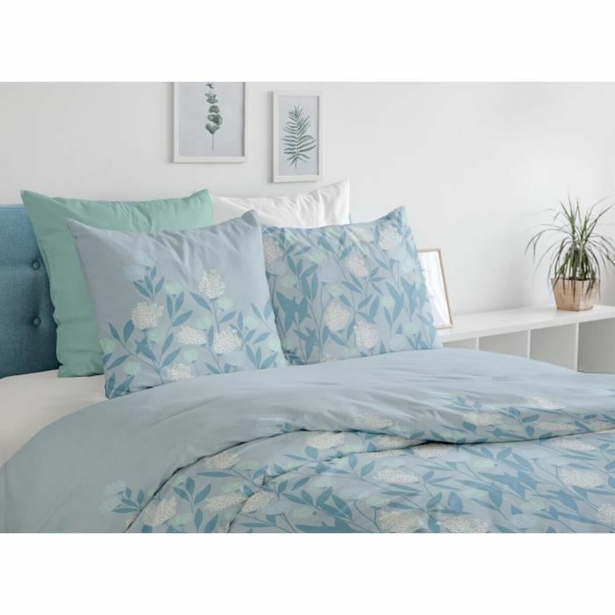 Bettbezug-Set HOME LINGE PASSION Blau 220 x 240 cm - AWK Flagship