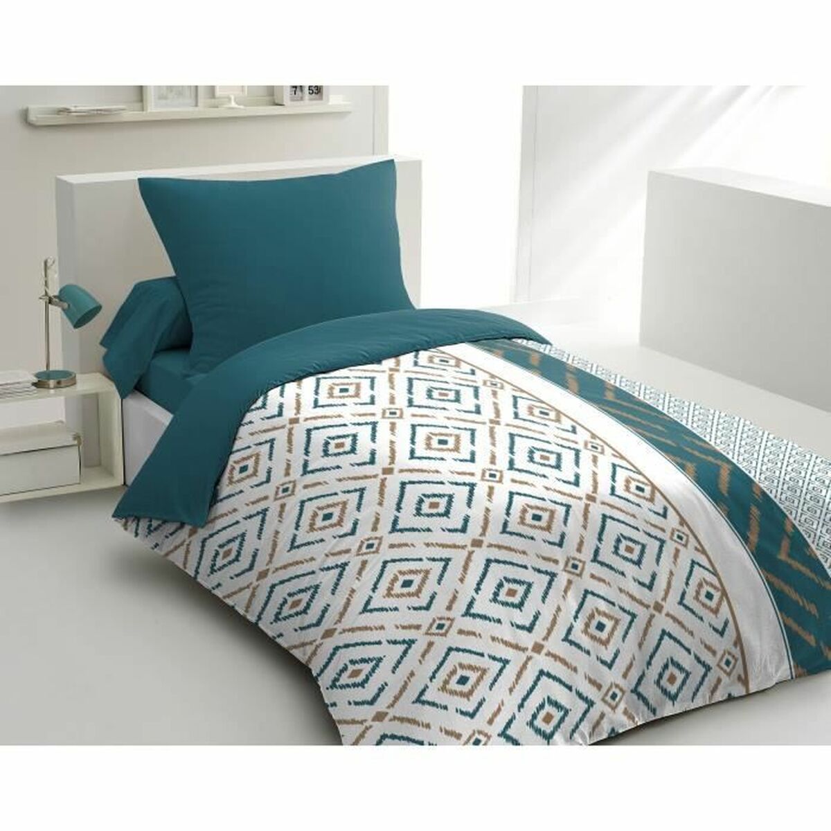 Bettdeckenbezug HOME LINGE PASSION Ethno Blau 140 x 200 cm - AWK Flagship