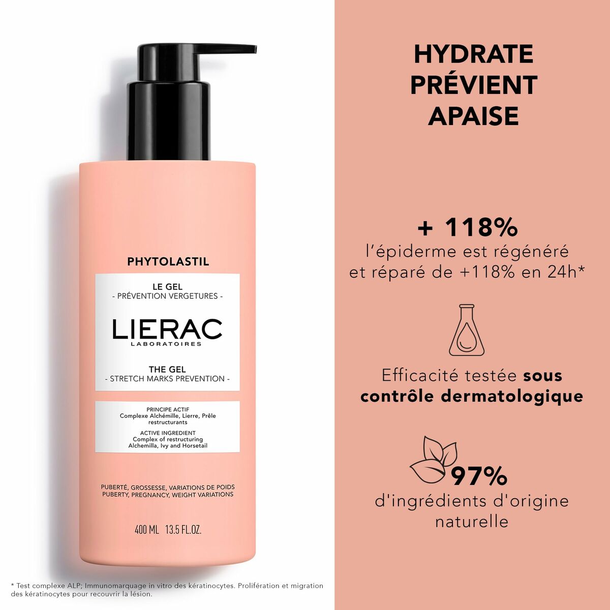 Anti-Strias Körpercreme Lierac PHYTOLASTIL 400 ml Gel - AWK Flagship