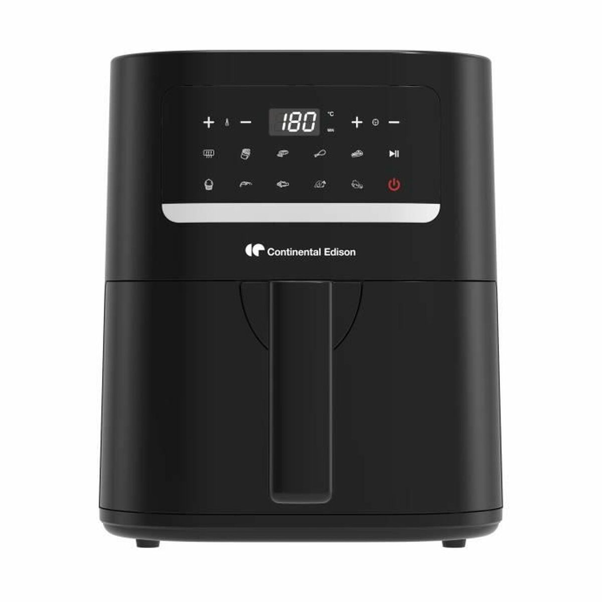 Kompakte Fritteuse ohne Öl Continental Edison Schwarz 1400 W 4,5 L - AWK Flagship