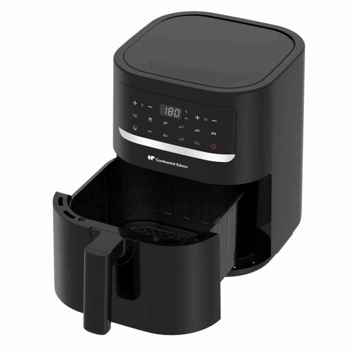 Fritteuse ohne Öl Continental Edison Schwarz 1400 W 4,5 L