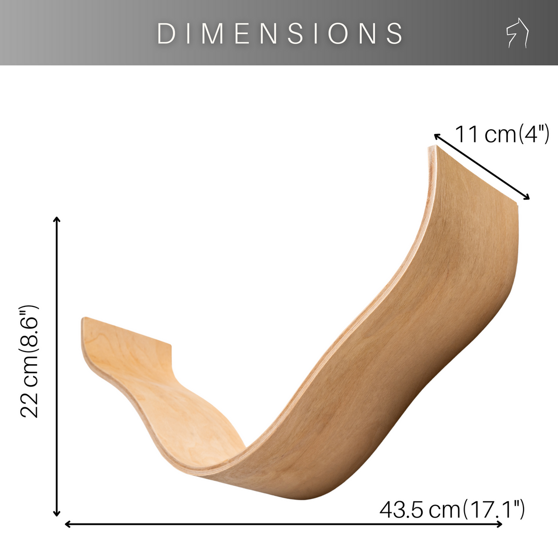 Handgefertigter Toilettenpapierhalter aus Holz – Cloud – Detailansicht 5
