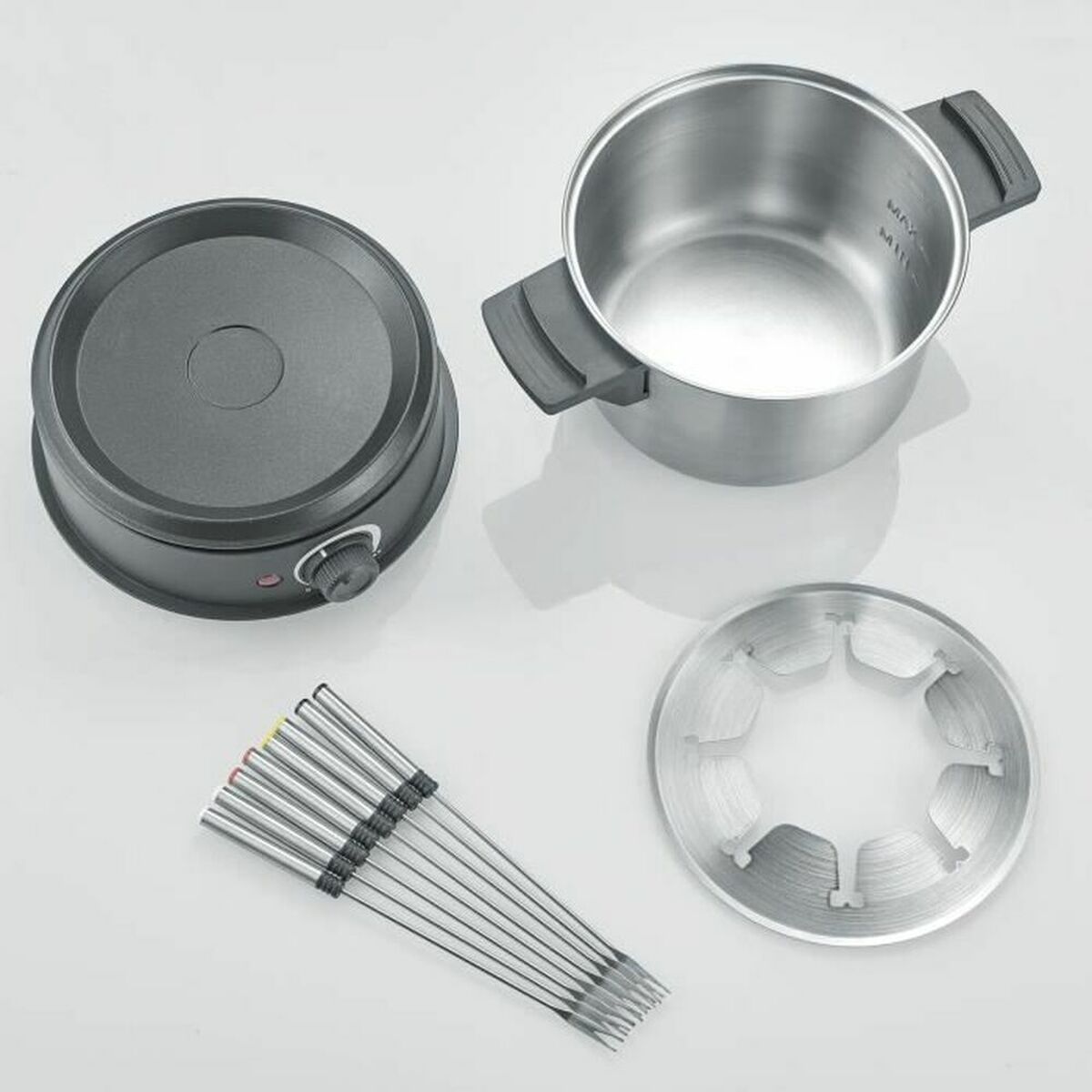 Severin Fondue Set FO2473 für 8 Personen - Edelstahl - AWK Flagship