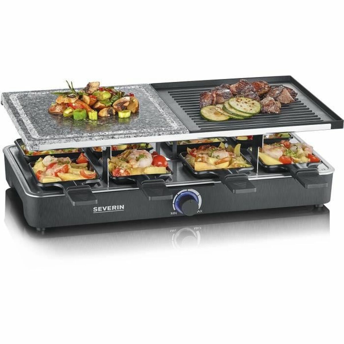 Einfach zu reinigende Grillplatte Severin RG 2376 1300 W - AWK Flagship