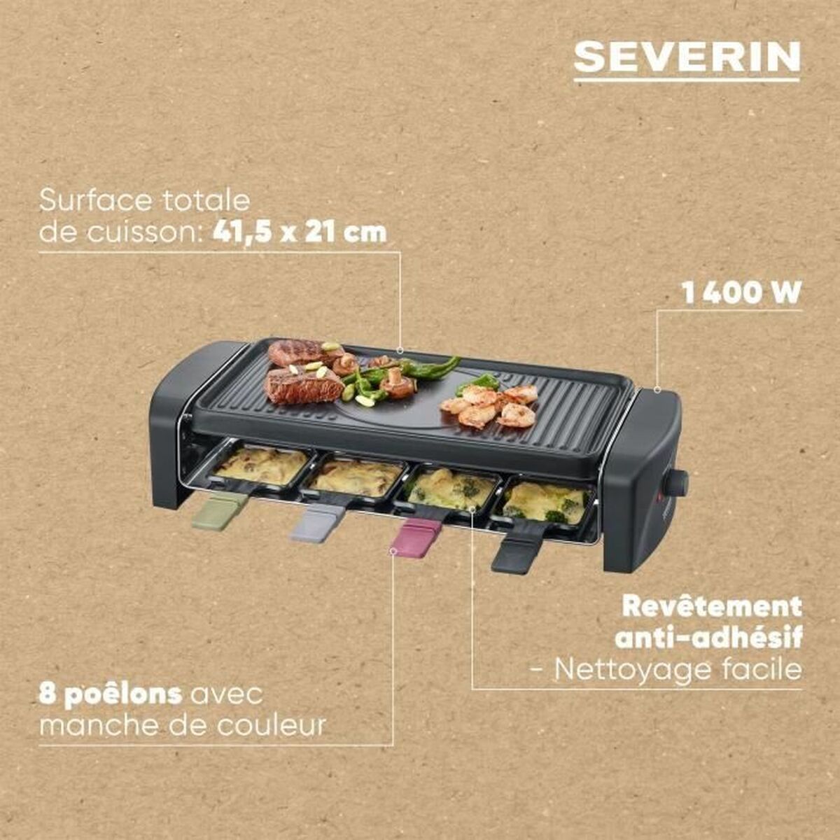 Severin 1400 W Grillplatte - AWK Flagship