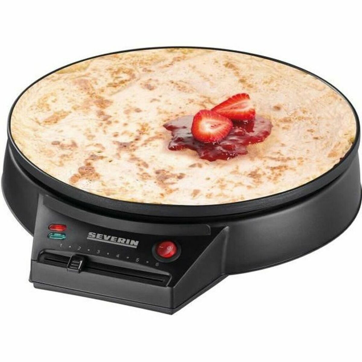 Crêpes-Maker Severin CM 2198 1000 W Ø 30 cm Schwarz - AWK Flagship