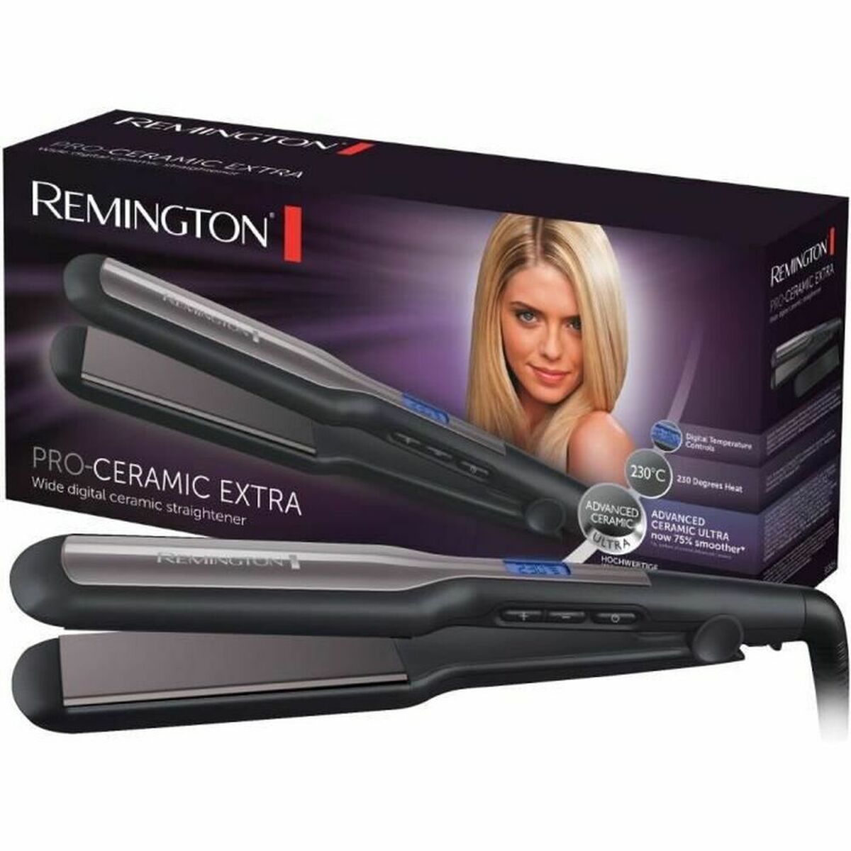 Glätteeisen Remington Pro Ceramic Extra S5525 (110 mm) - AWK Flagship