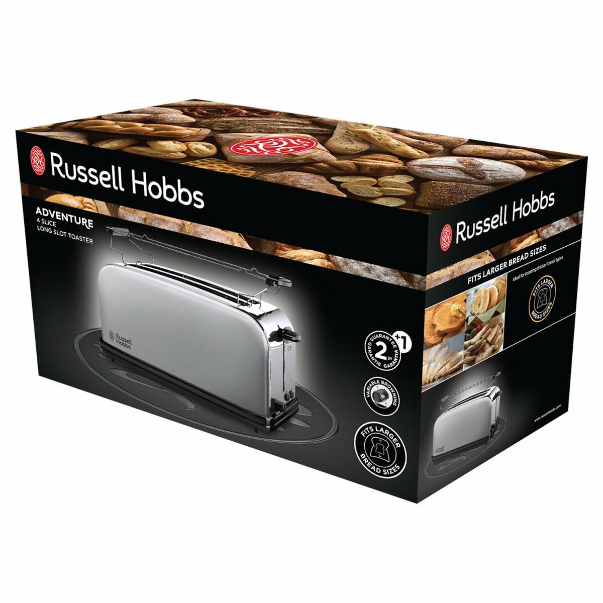 Toaster Russell Hobbs 23610-56 Edelstahl 1600 W - AWK Flagship