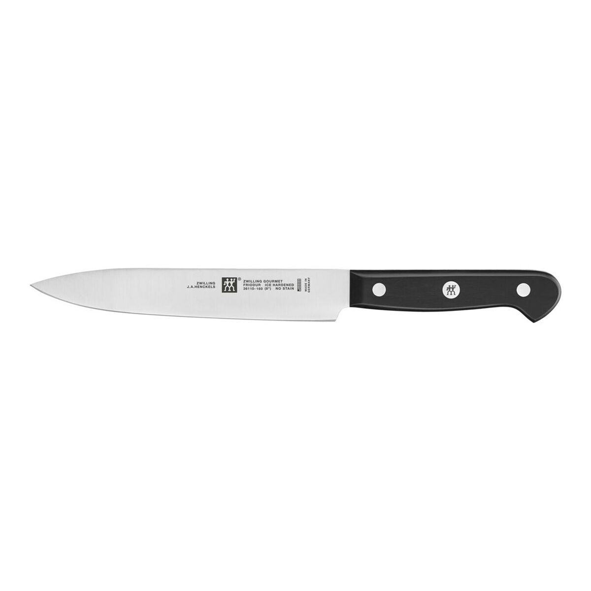 Messerset Zwilling 36130-003-0 Schwarz Kunststoff Geschmiedeter Stahl 20 cm 16 cm 10 cm (3 Stück) - AWK Flagship