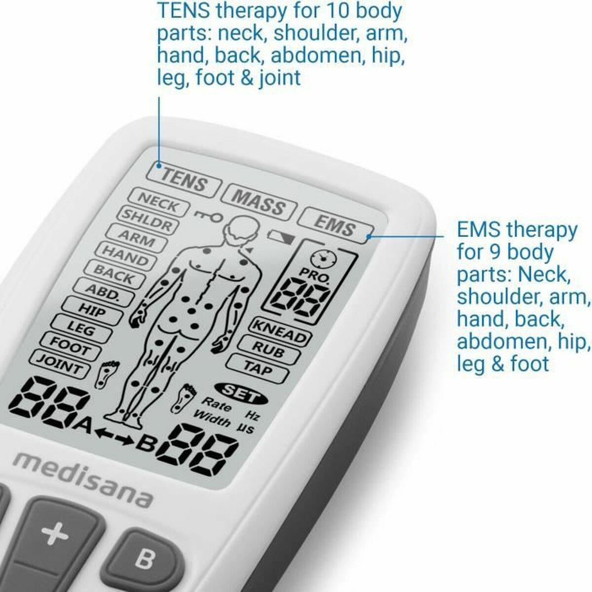 Muscular Elektromuskelstimulator Medisana Schwarz/Weiß - AWK Flagship