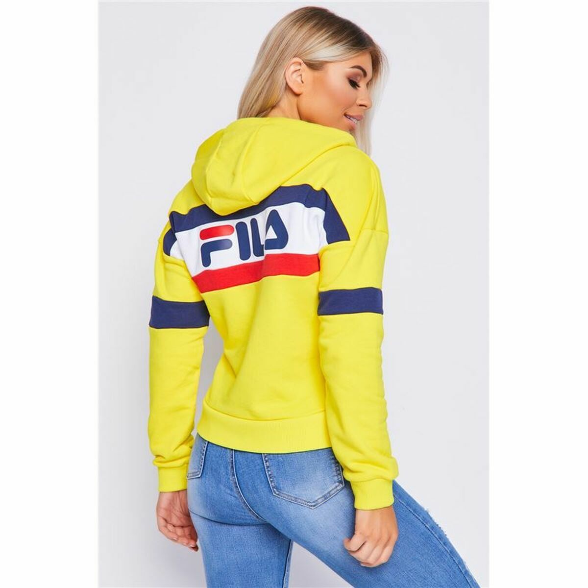 Damen Sweater mit Kapuze Fila Ella Gelb - AWK Flagship