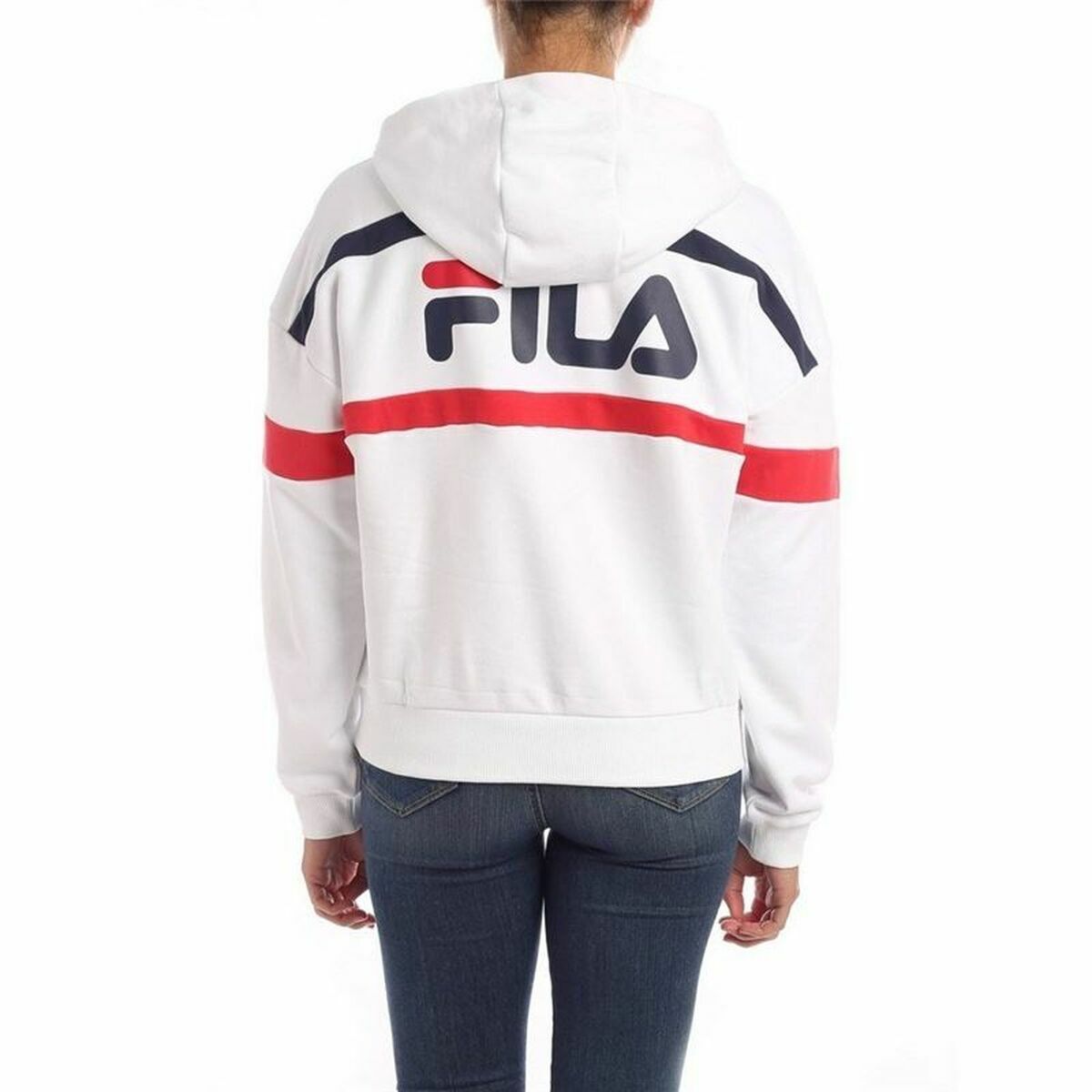 Damen Sweater mit Kapuze Fila Ella Weiß - AWK Flagship