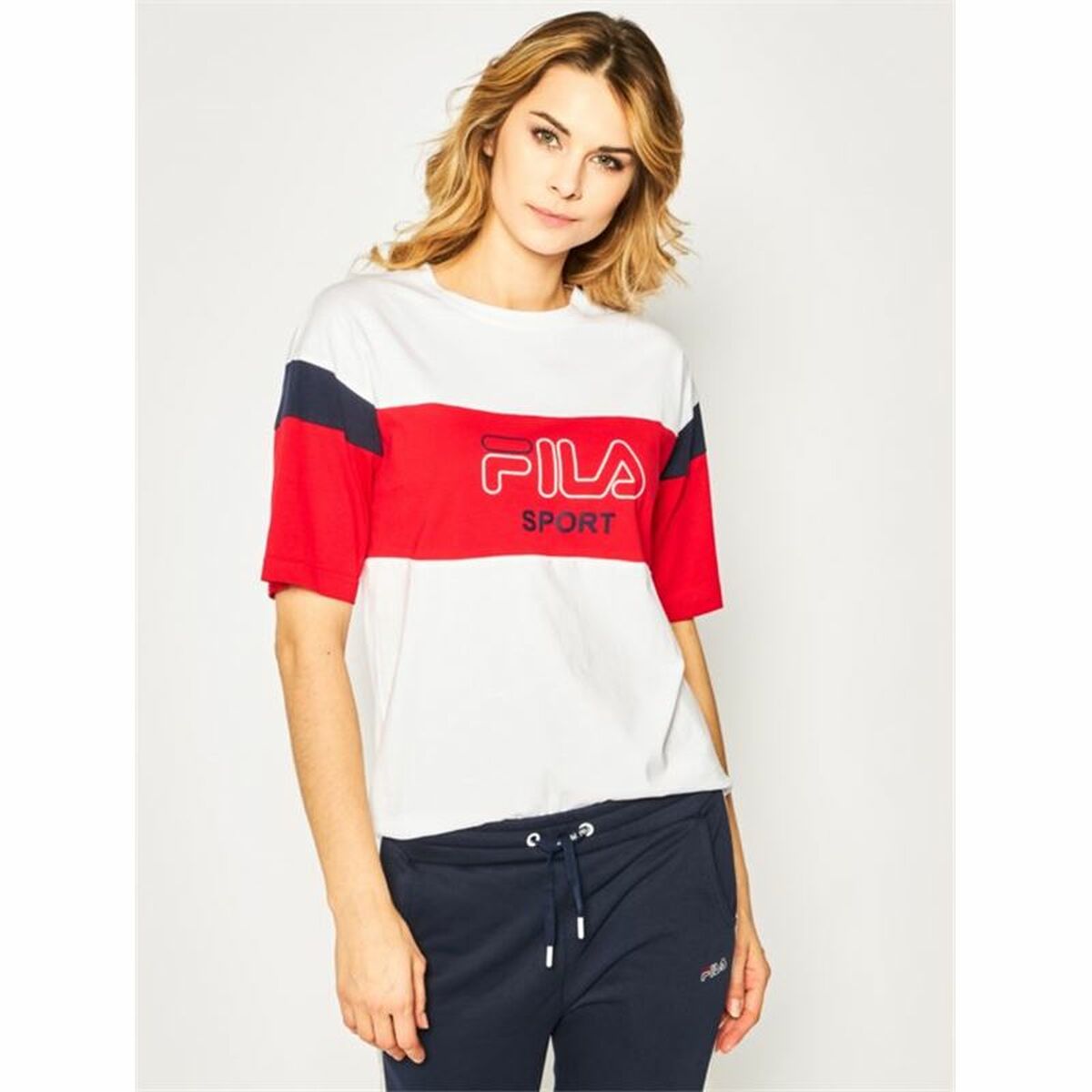 Damen Kurzarm-T-Shirt Fila Lalette Sport Weiß - AWK Flagship