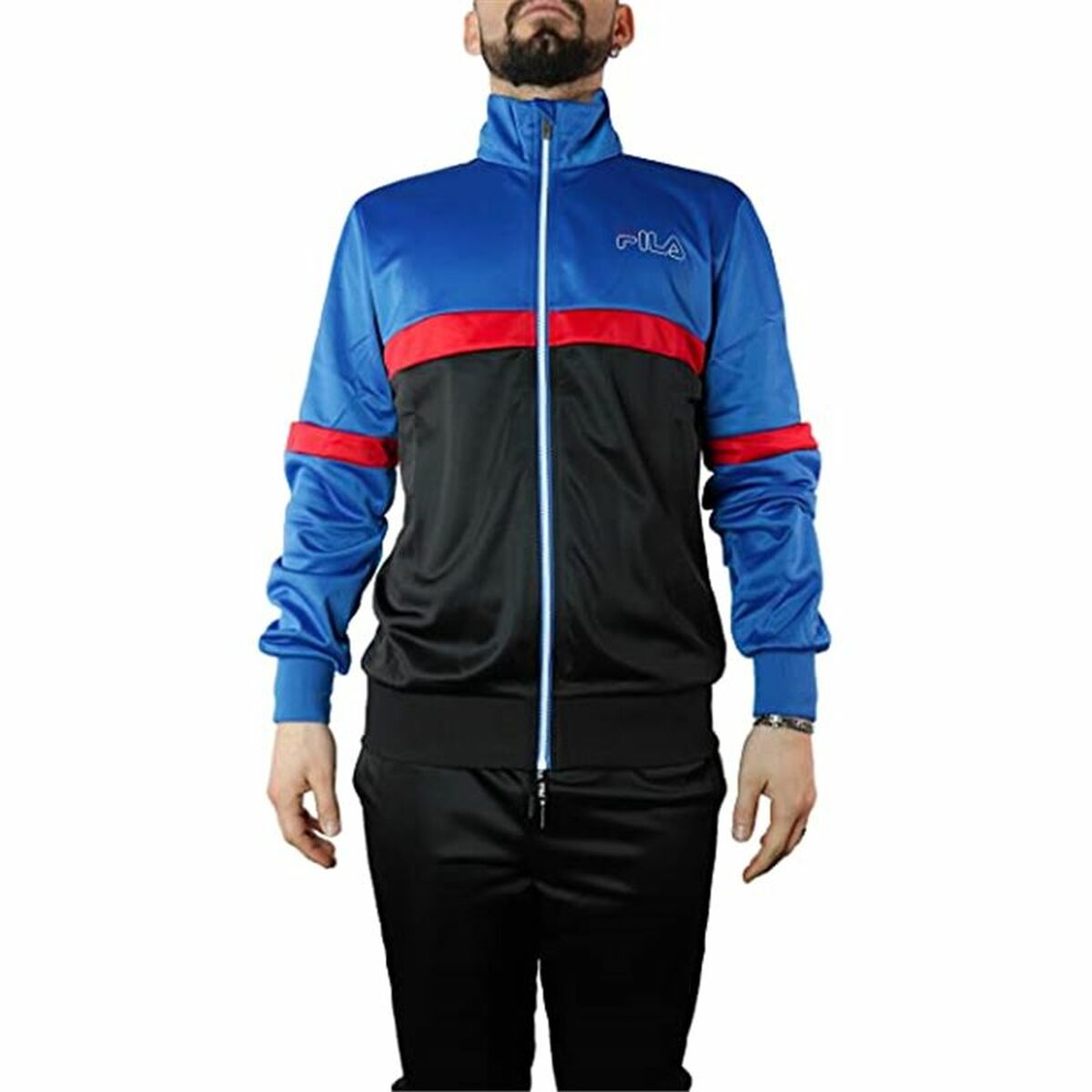 Sportjacke für Herren Fila  Leo Trak Blau - AWK Flagship