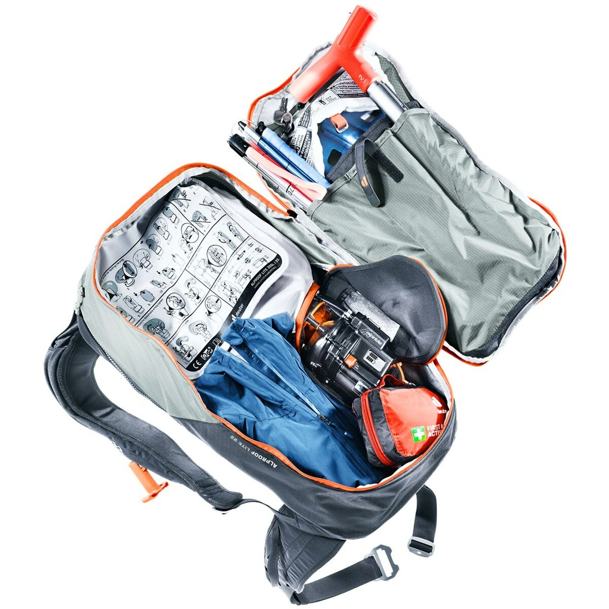 Bergrucksack Deuter Alproof Lite 22 Blau Grau 22 L - AWK Flagship