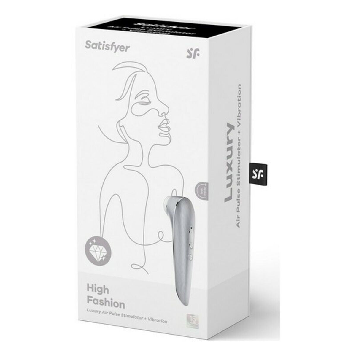 Kaufe Klitoris-Sauger Satisfyer Luxury High Fashion Silberfarben bei AWK Flagship um € 88.00