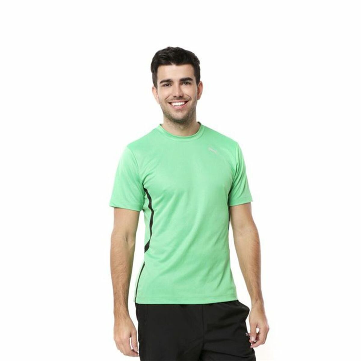 Kurzärmliges Sport T-Shirt Puma Running grün - AWK Flagship