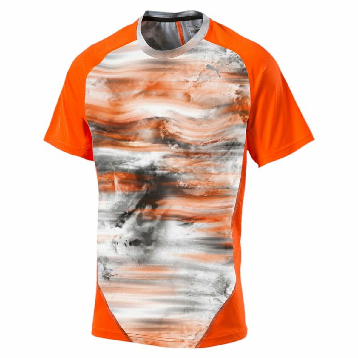 Herren Kurzarm-T-Shirt Graphic Tee Shocking Puma  Graphic Tee Shocking Orange - AWK Flagship