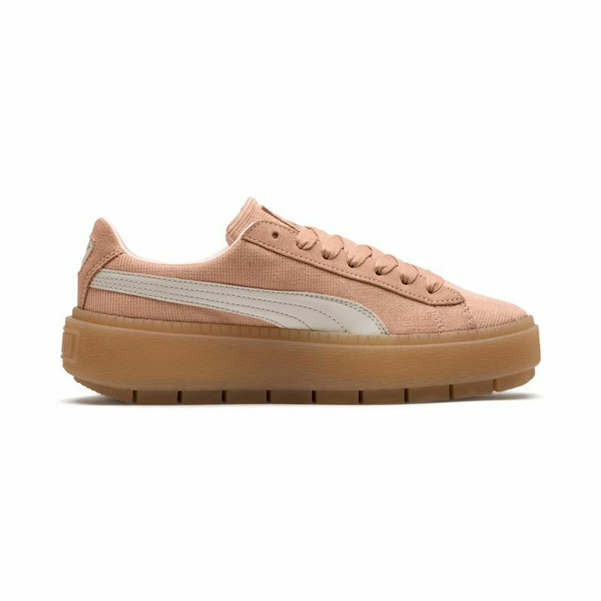 Casual Damenturnschuh Puma Platform Trace Corduroy Orange - AWK Flagship