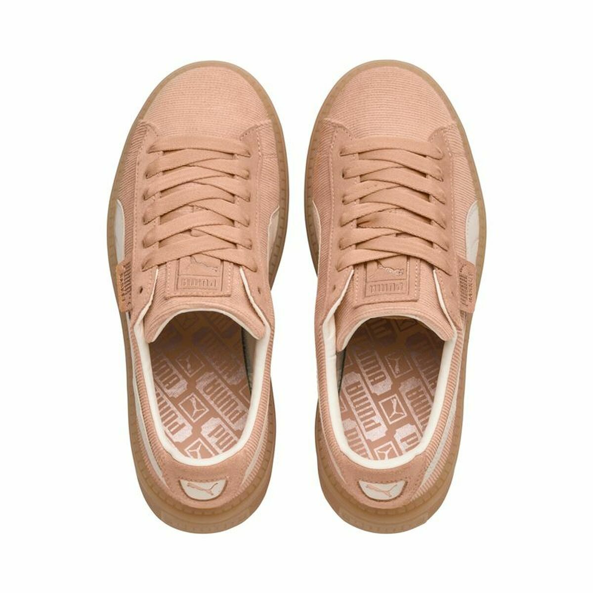 Casual Damenturnschuh Puma Platform Trace Corduroy Orange - AWK Flagship