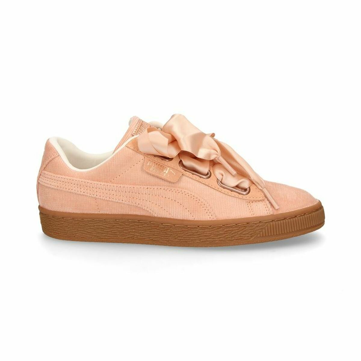 Laufschuhe für Damen Puma Basket Heart Damen Lachsfarben - AWK Flagship