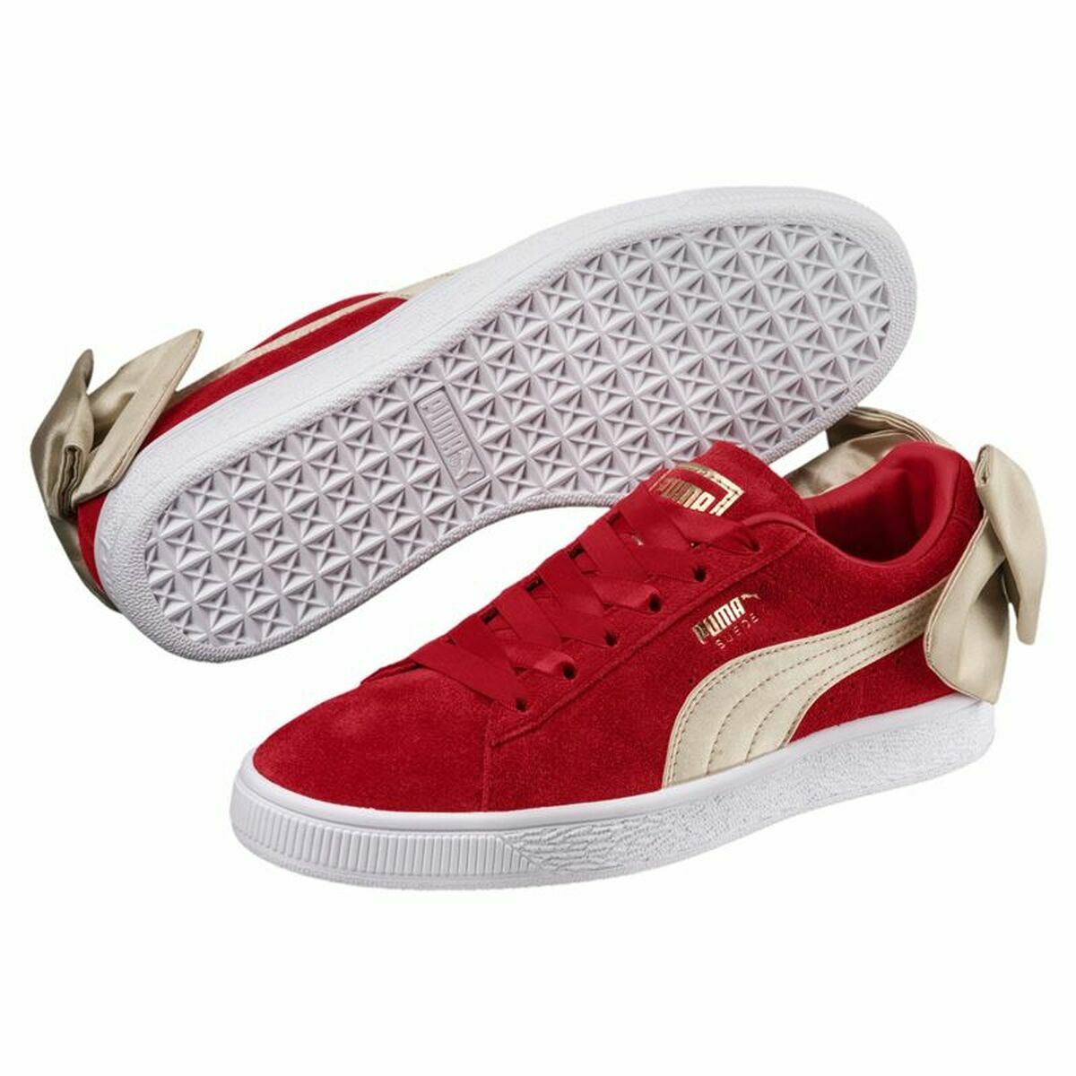 Casual Damenturnschuh Puma Sportswear Suede Bow Varsity Rot - AWK Flagship