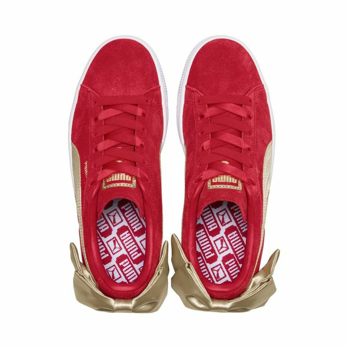 Casual Damenturnschuh Puma Sportswear Suede Bow Varsity Rot - AWK Flagship